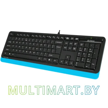 Клавиатура A4Tech Fstyler FK10 (черный/синий) картинка 3